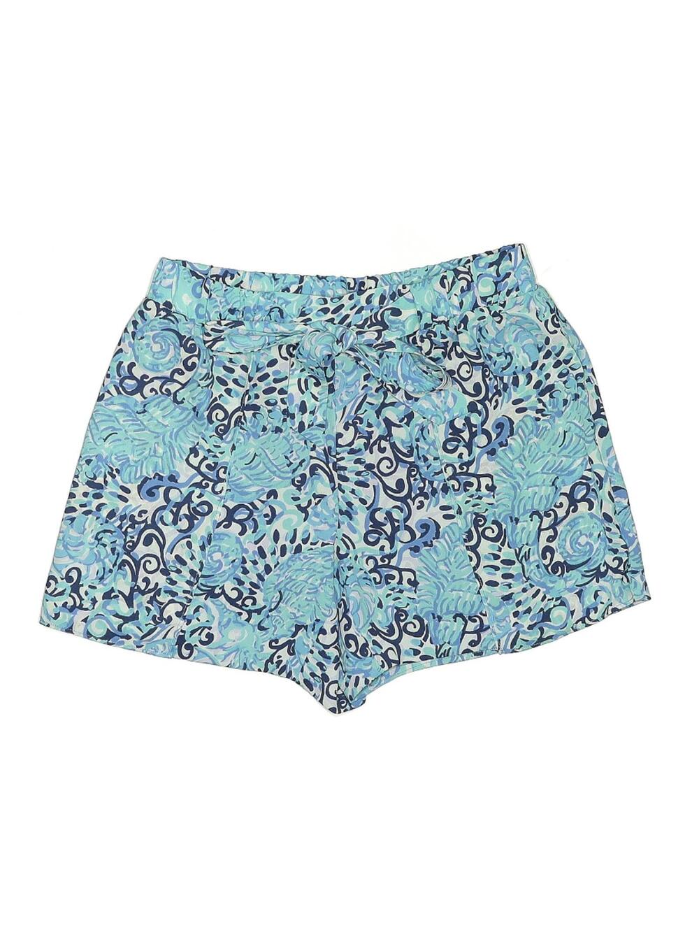 Lilly Pulitzer Size 0 Blue Print Women's Shorts